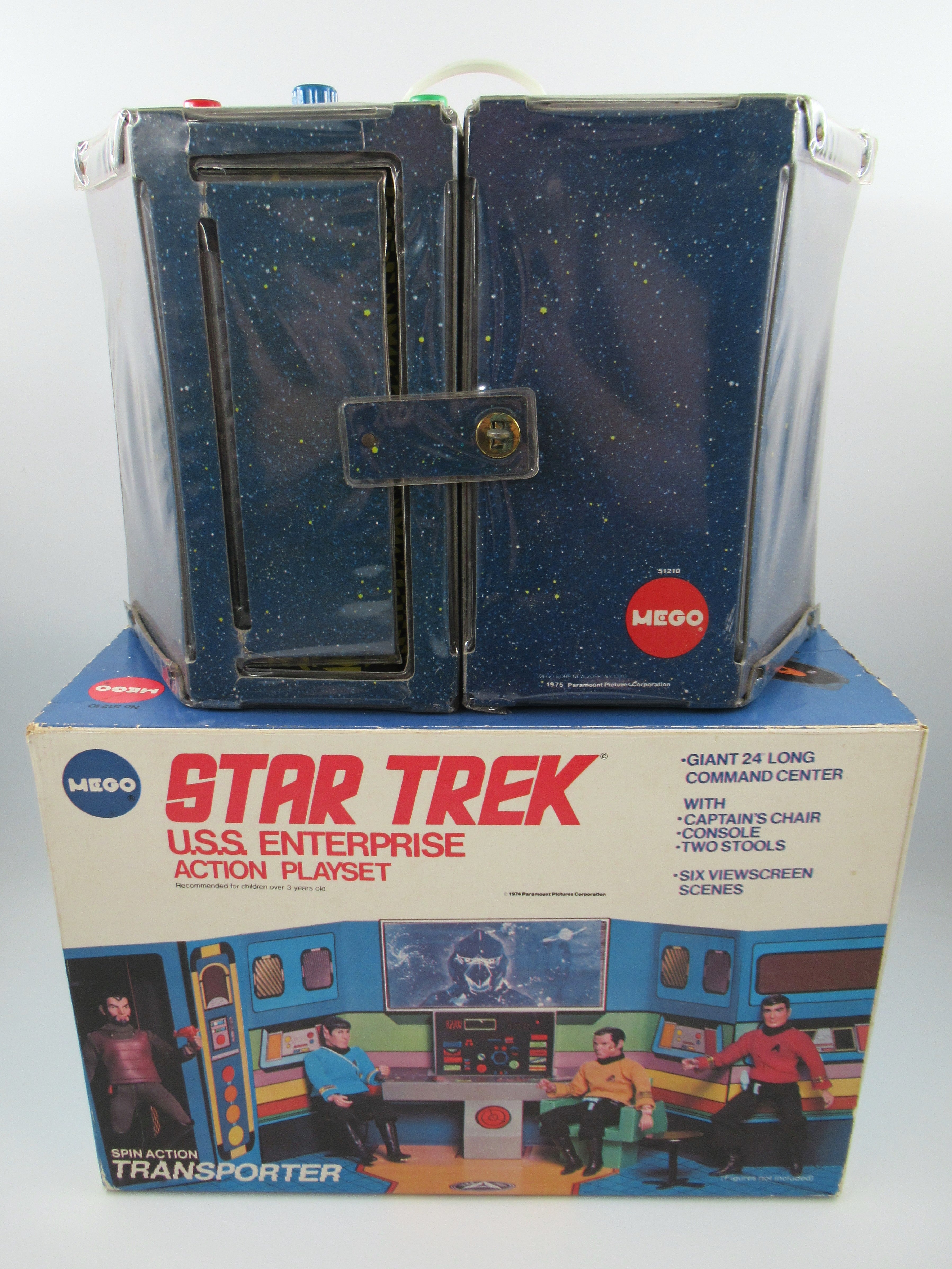 STAR TREK U.S.S. Enterprise Bridge Action Playset with Box - Mego Corp. (1976) Vintage Toy